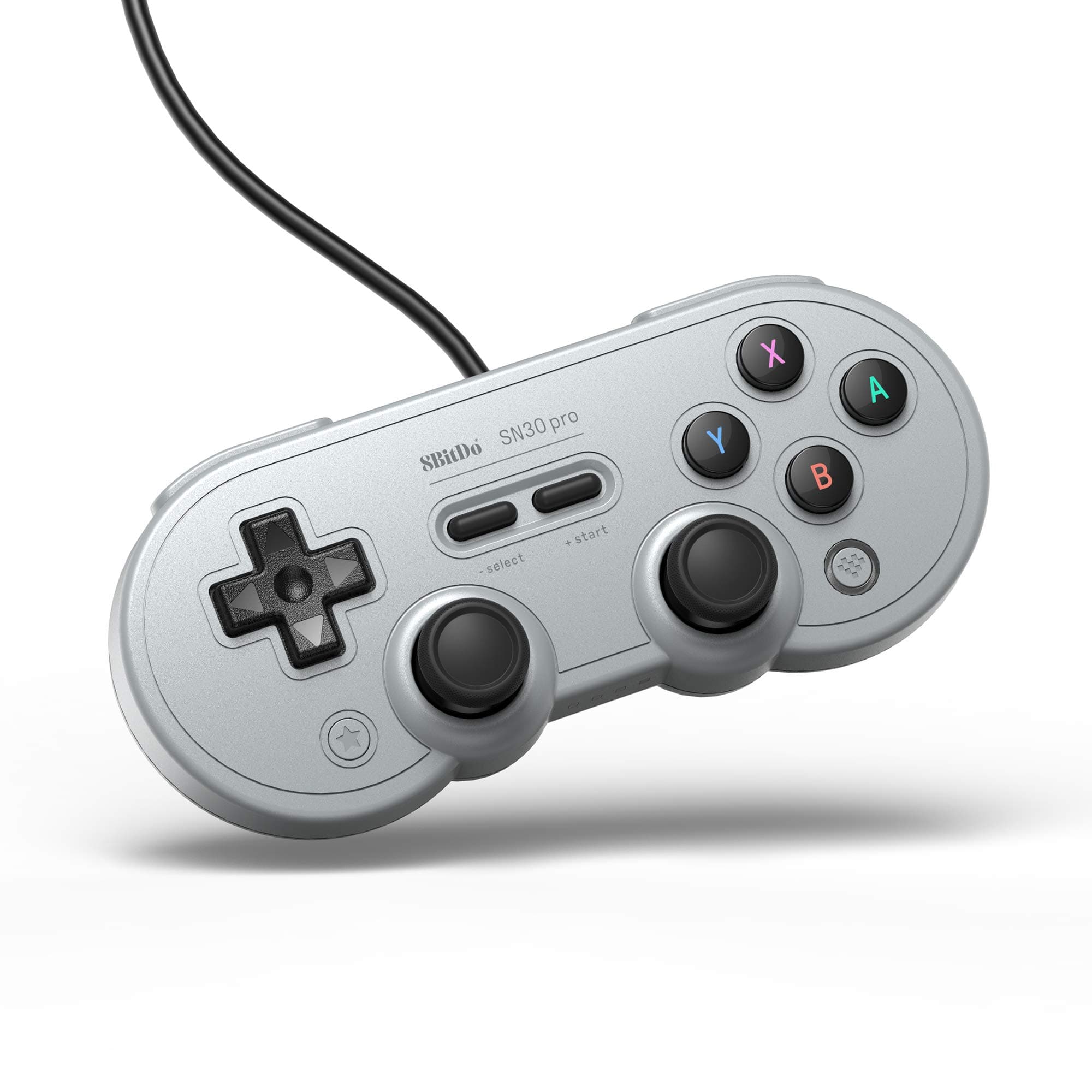 8BitDo SN30 Pro USB Gamepad (Grey) - Switch - Main View