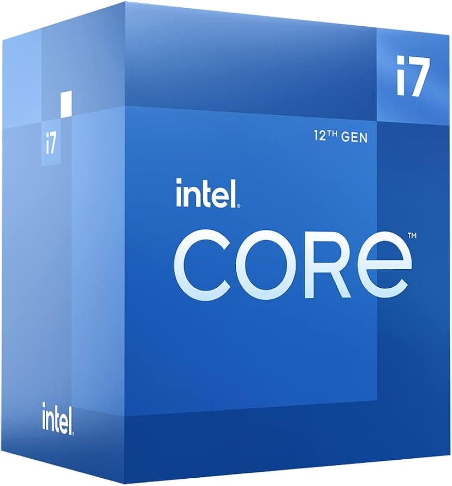 Intel Core i7-12700 CPU, 1700, 2.1 GHz (4.9 Turbo), 12-Core, 65W, 25MB Cache, Alder Lake - Main View