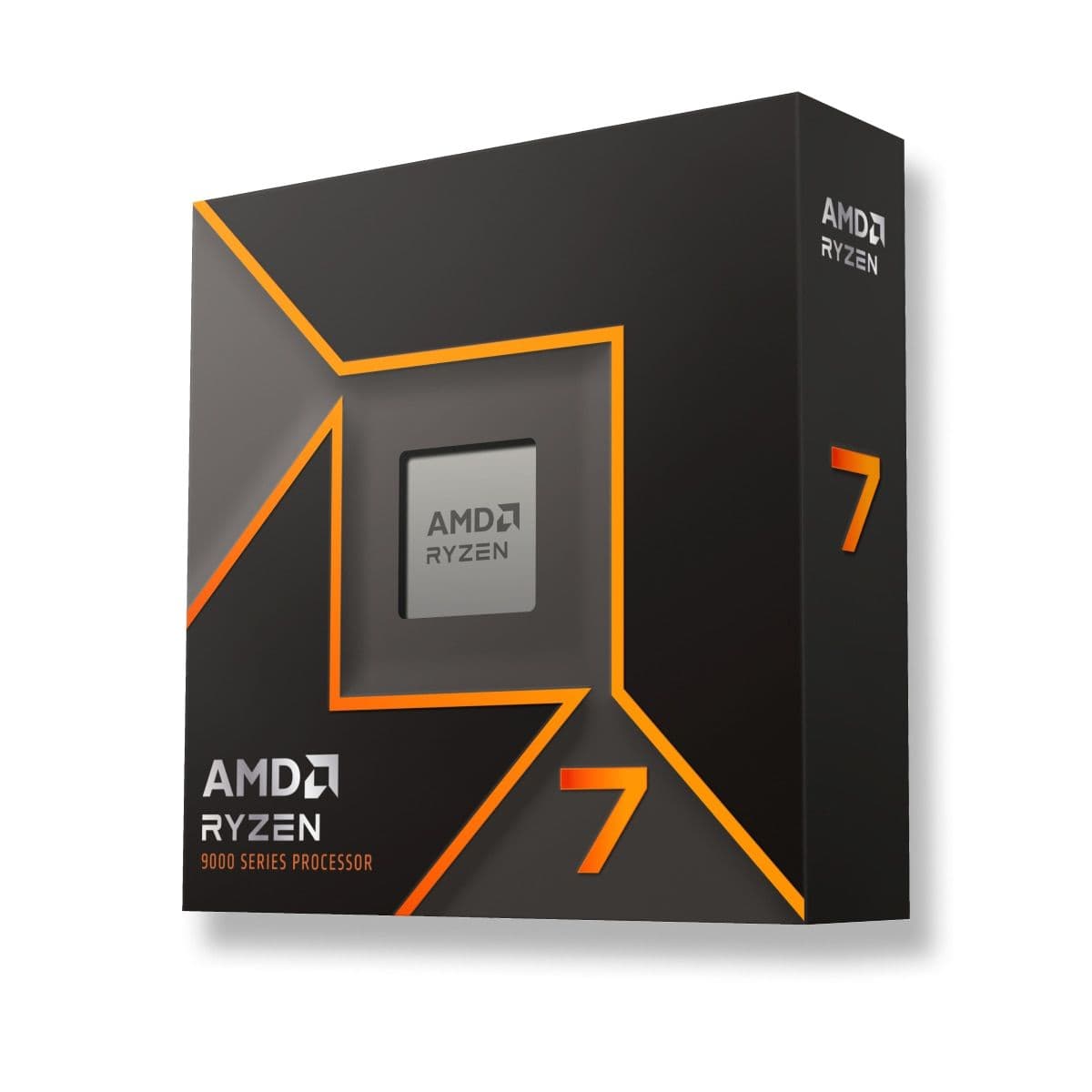 AMD Ryzen 7 9700X CPU, AM5, Up to 5.5GHz, 8-Core, 65W, 40MB Cache, 4nm, 9th Gen, Radeon Graphics, NO HEATSINK/FAN - OEM *TRAY*