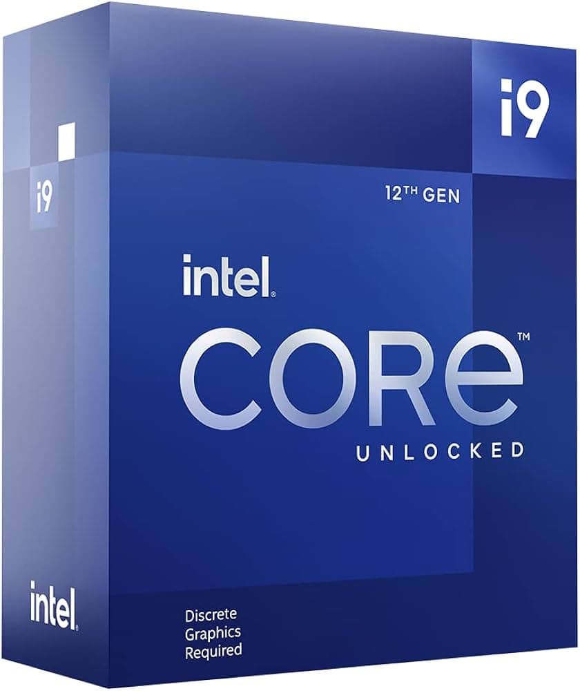 Intel Core i9-12900KF CPU, 1700, 3.2 GHz (5.1 Turbo), 16-Core, 125W (241W Turbo), 10nm, 30MB Cache, Unlocked, Alder Lake, No Graphics, NO HEATSINK/FAN - Main View