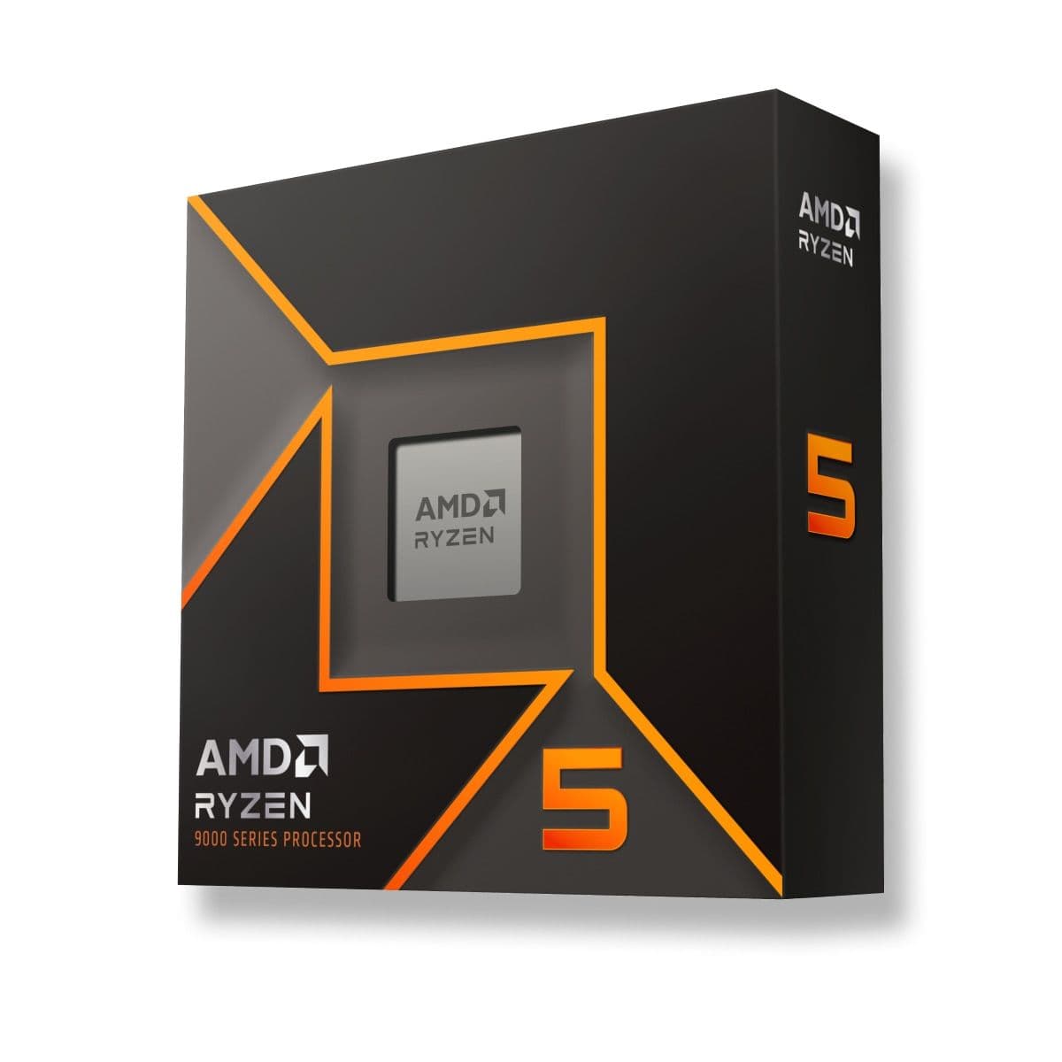 AMD Ryzen 5 9600X CPU, AM5, 3.9GHz (5.4 Turbo), 6-Core, 65W, 38MB Cache, 4nm, 9th Gen, Radeon Graphics, NO HEATSINK/FAN