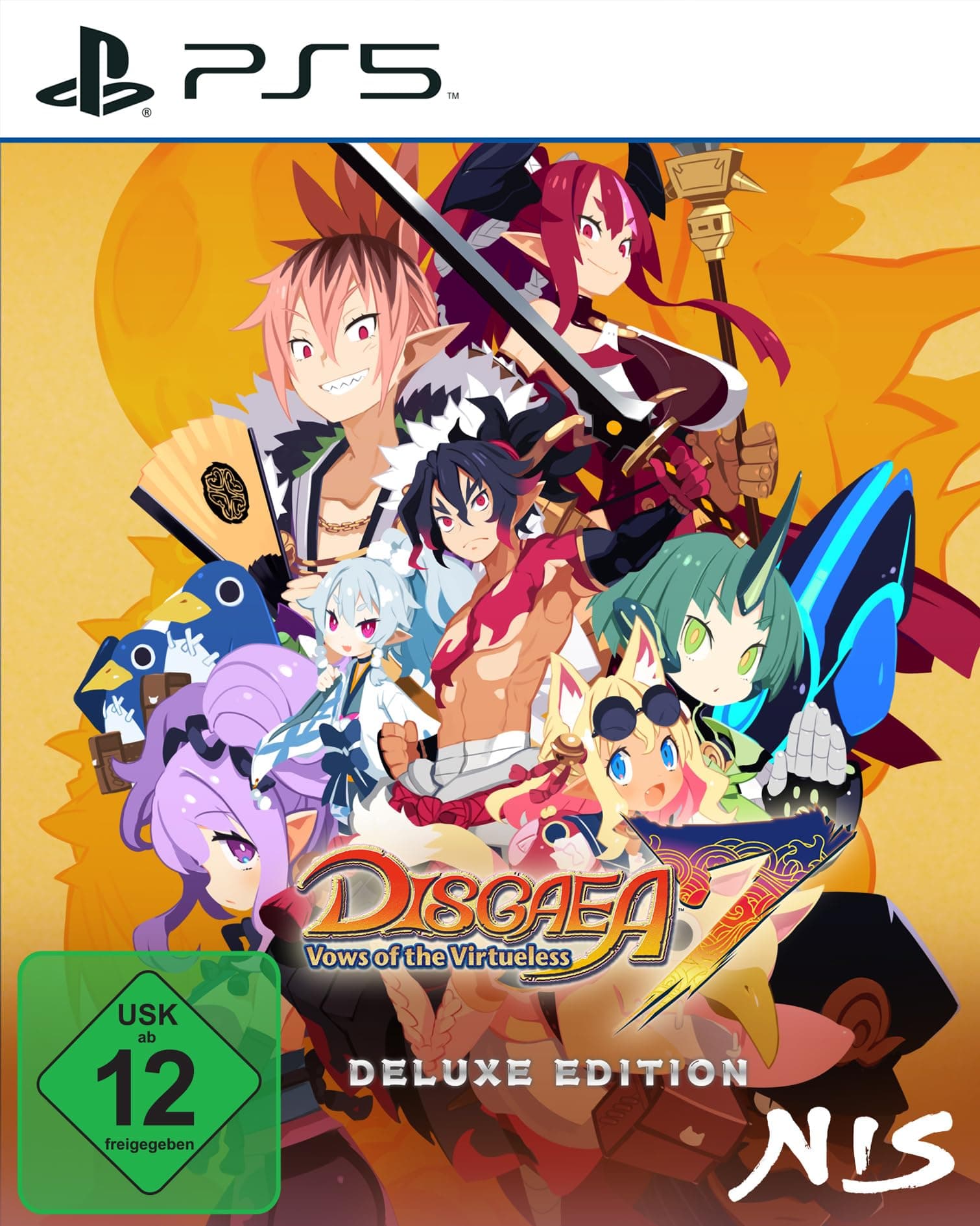 Disgaea 7: Vows of the Virtueless Deluxe Edition GERMAN - PS5 - Main View