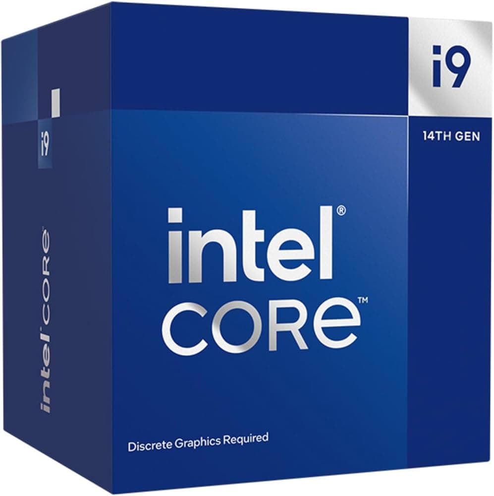 Intel Core i9-14900F CPU, 1700, Up to 5.8GHz, 24-Core, 65W (219W Turbo), 10nm, 36MB Cache, Raptor Lake Refresh, No Graphics - Main View