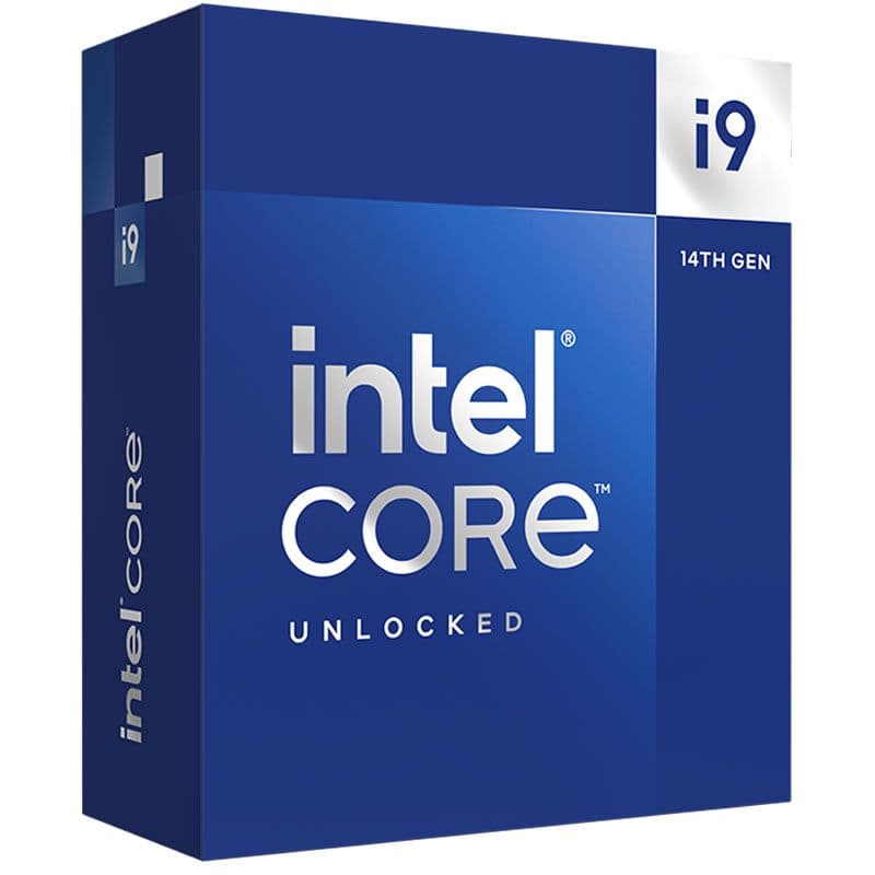 Intel Core i9-14900K CPU, 1700, 3.2 GHz (6.0 Turbo), 24-Core, 125W (253W Turbo), 10nm, 36MB Cache, Unlocked, Raptor Lake Refresh, NO HEATSINK/FAN