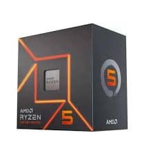 AMD Ryzen 5 7500F CPU, AM5, 3.7GHz (5.0 Turbo), 6-Core, 65W, 38MB Cache, 5nm, 7th Gen, No Graphics, NO HEATSINK/FAN - OEM *TRAY*